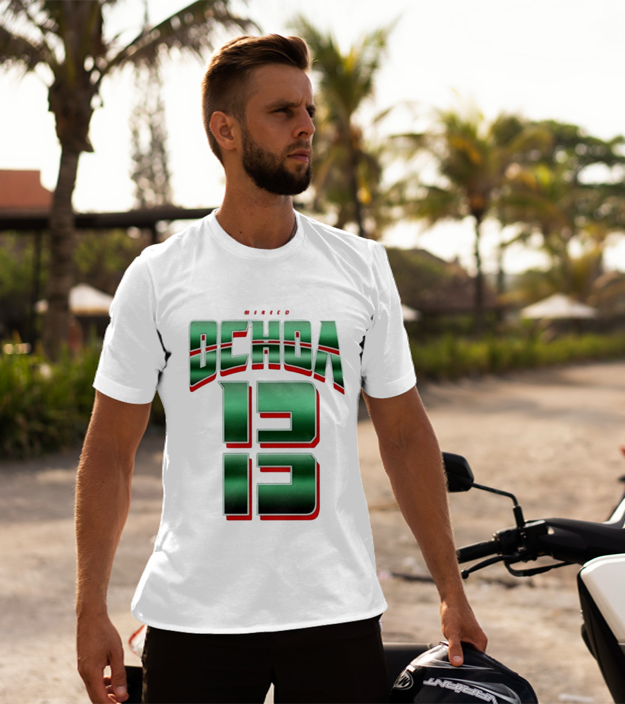 Guillermo Ochoa Mexico Jersey Ochoa 13 El Tri Number T-Shirt