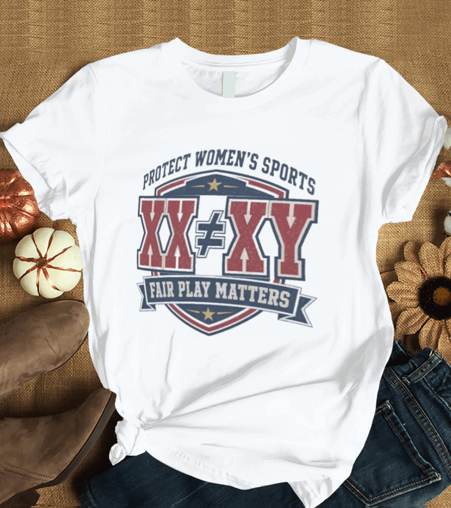 Protect Women's Sports XX XY Fair Play Matters T-Shirt