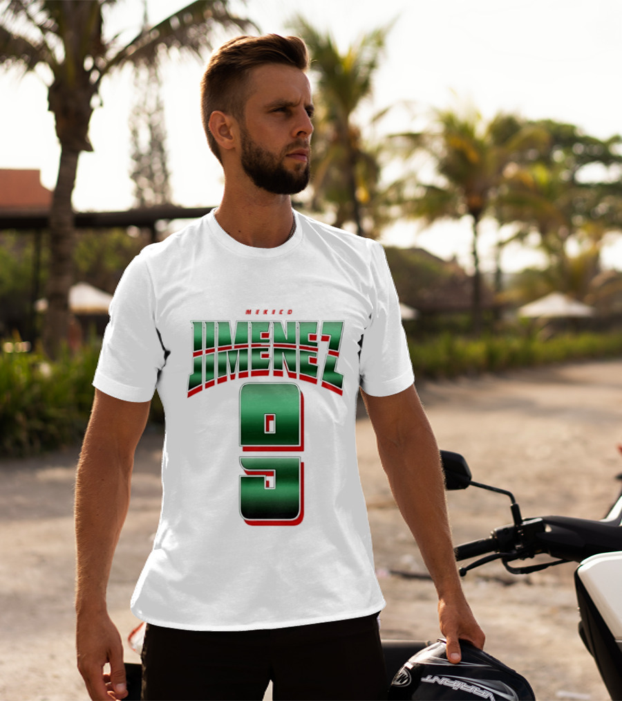 Mexico Jimenez 9 El Tri Number Name T-Shirt