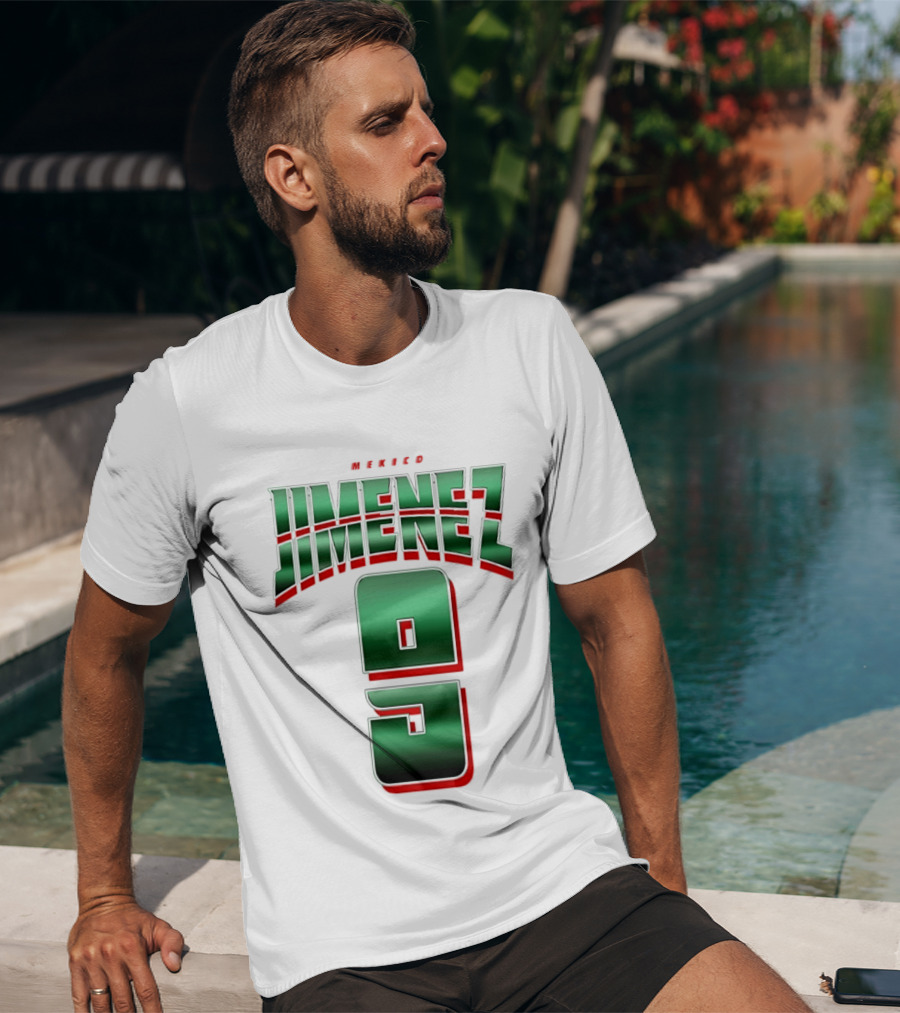 Mexico Jimenez 9 El Tri Number Name T-Shirt