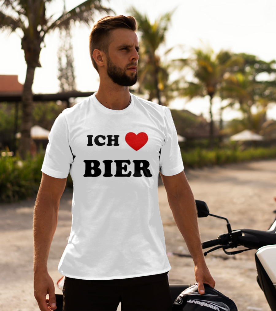 Ich Love Bier Heart Germany T-Shirt