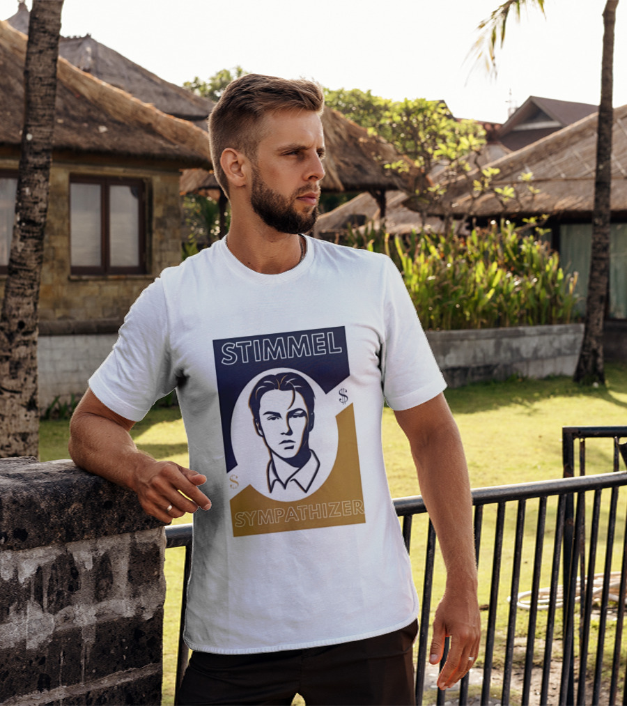 Stimmel Sympathizer Face Art With Dollar T-Shirt