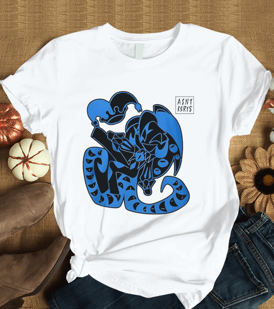 Shadow Milk Cookie Run A4NT Peeking Jester Snake T-Shirt