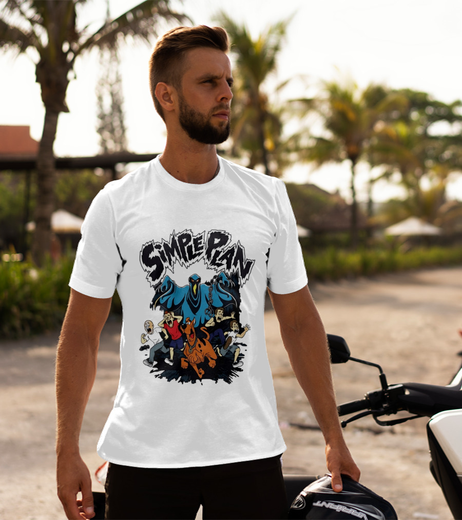 Simple Plan Scooby Doo The Bigger Than You Think Tour 2026 T-Shirt