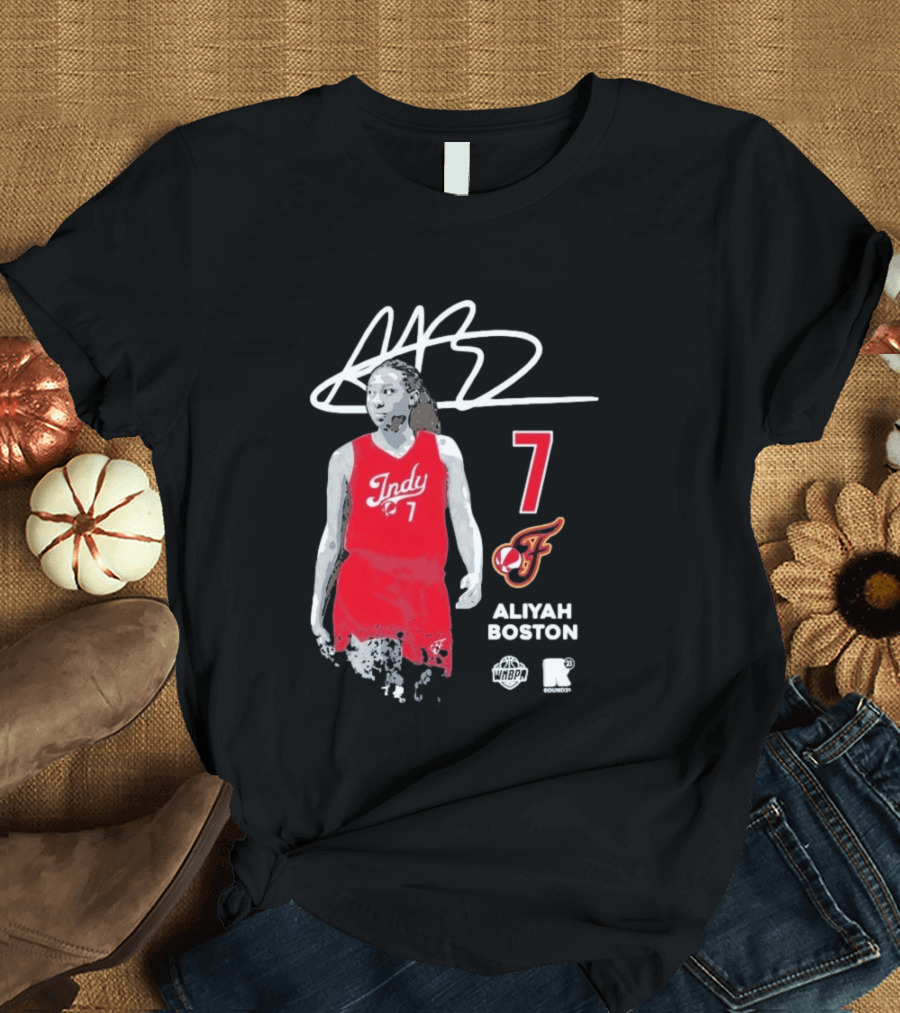 Aliyah Boston Indy 7 Indiana Fever WNBPA T-Shirt