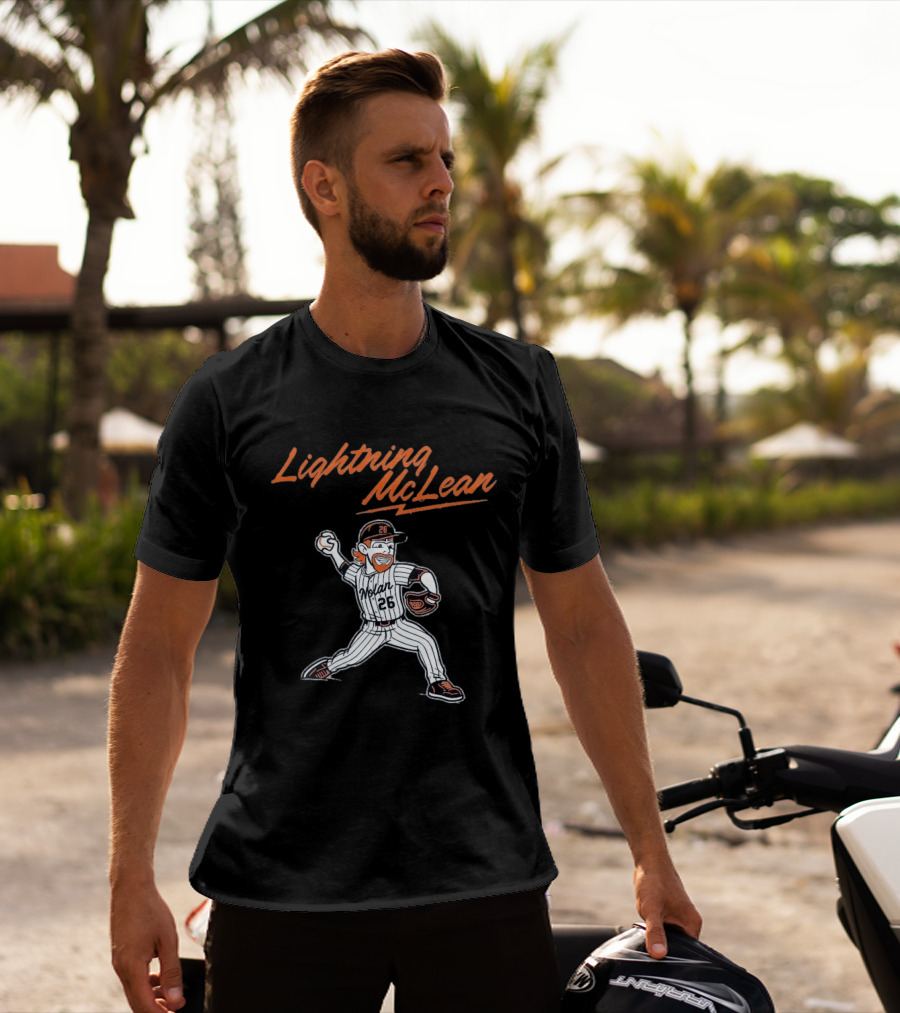 Lightning McLean Nolan 26 New York Mets T-Shirt