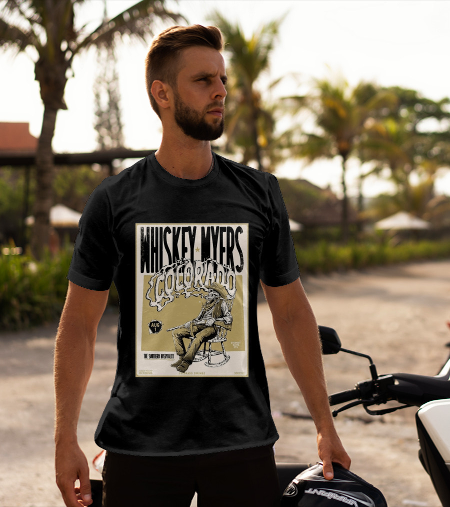 Whiskey Myers Colorado Springs Southern Hospitality Tour August 1 Ford Amphitheater 2026 T-Shirt