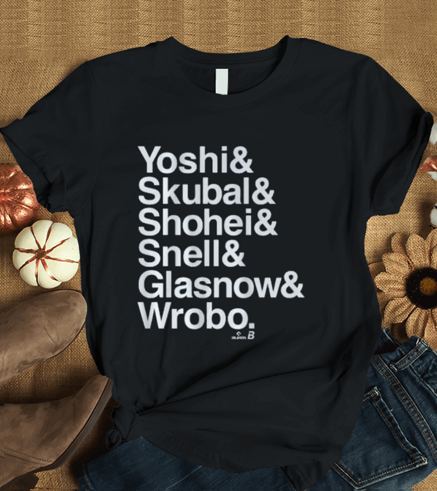 Yoshi Skubal Shohei Snell Glasnow Wrobo Ampersand List T-Shirt