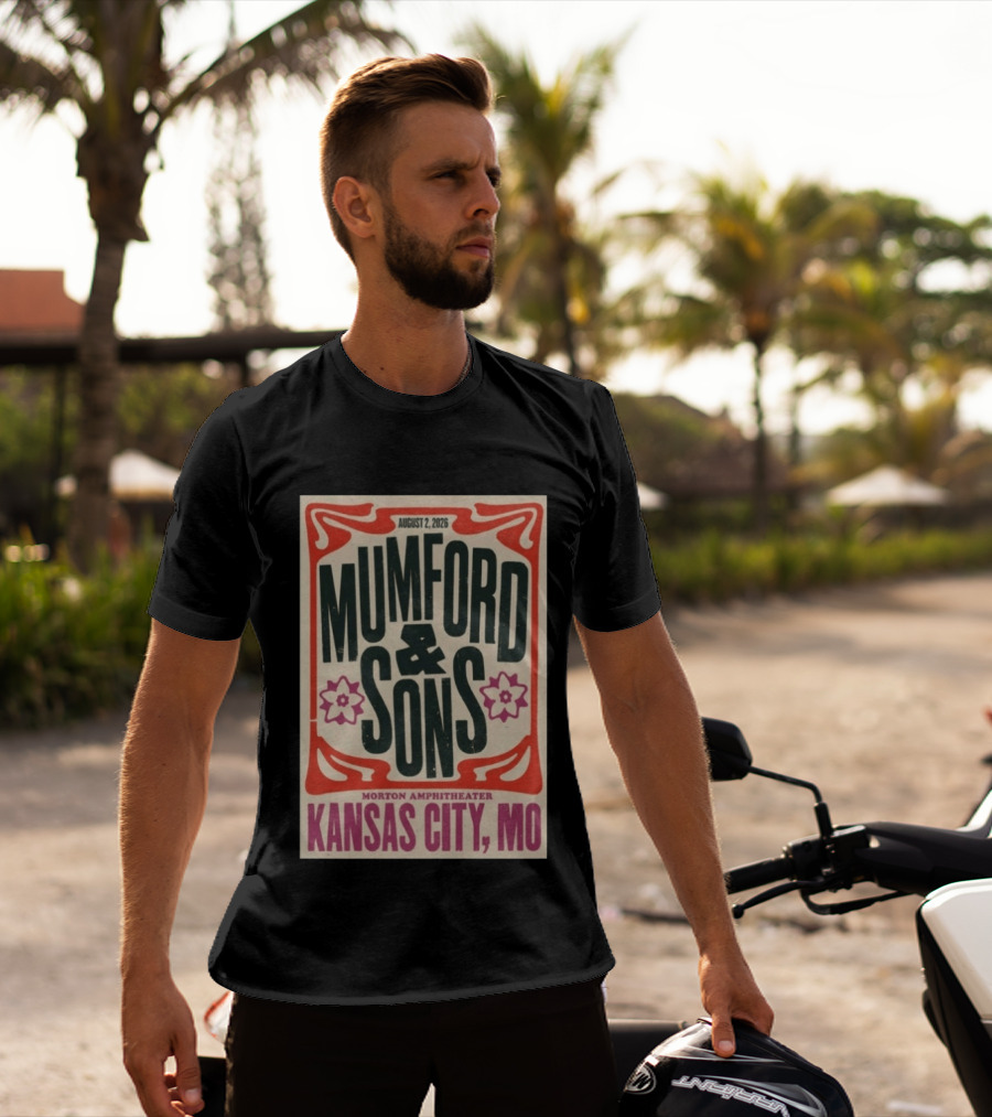 Mumford And Sons August 2 2026 Morton Amphitheater Kansas City MO T-Shirt