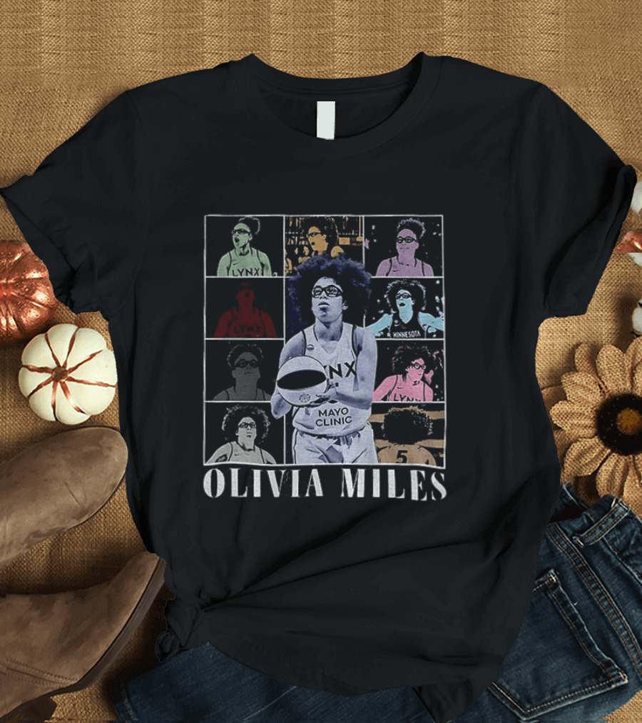 Olivia Miles Minnesota Lynx WNBA Mayo Clinic Basketball The Eras Tour T-Shirt