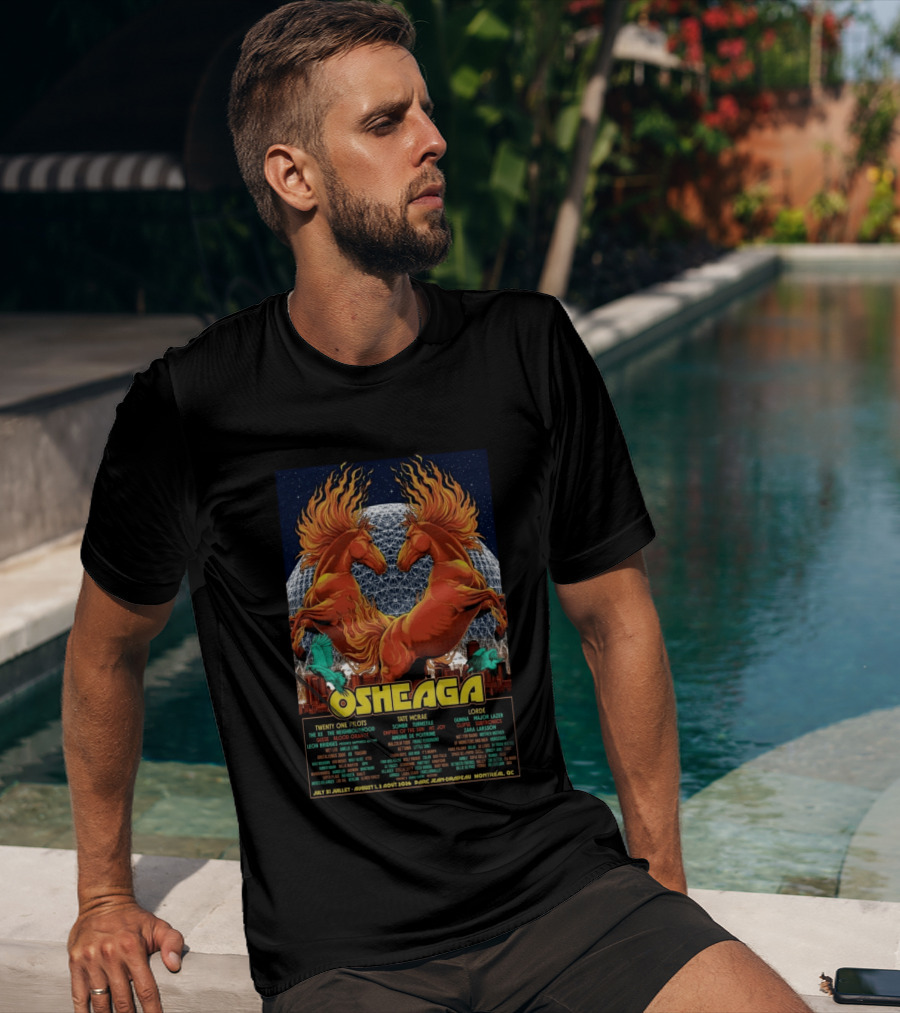 Osheaga Montreal QC 2026 Twenty One Pilots Lorde Concert Parc Jean Drapeau Limited Edition T-Shirt