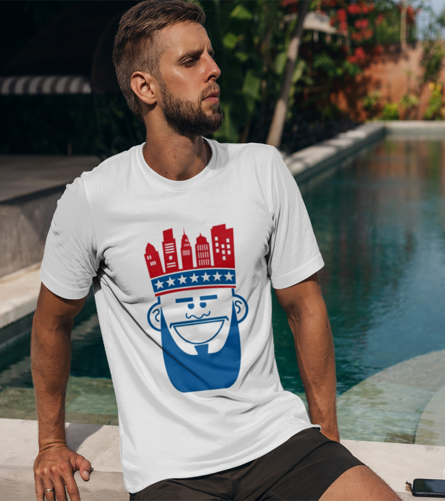 Lebron James Philadelphia 76ers Philly King Skyline Crown T-Shirt