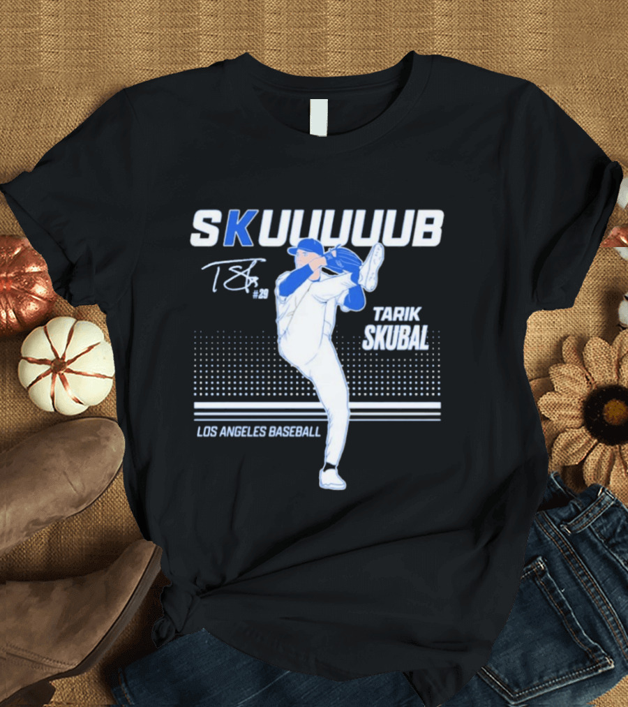 SKUUUUUB Tarik Skubal Los Angeles Baseball #29 T-Shirt
