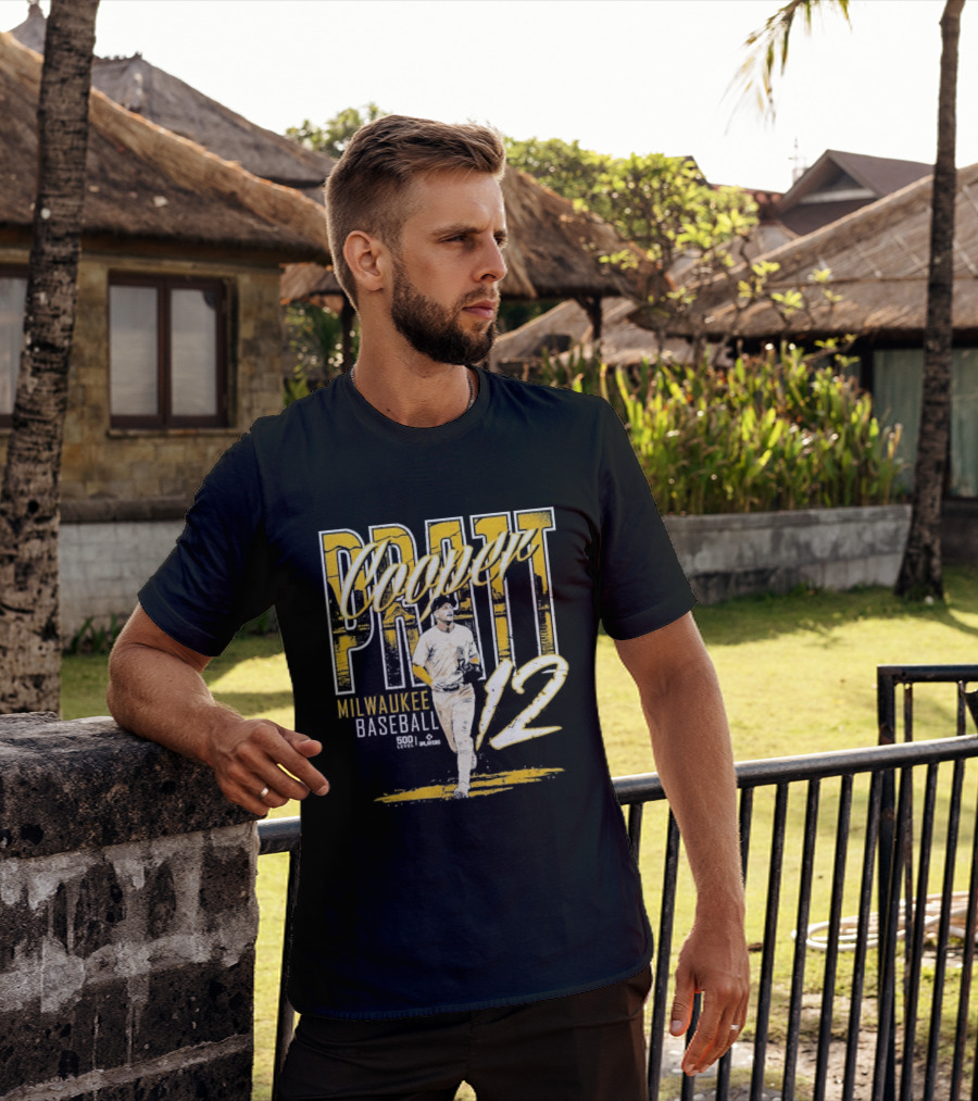 Cooper Pratt Milwaukee Baseball 12 Player Name T-Shirt