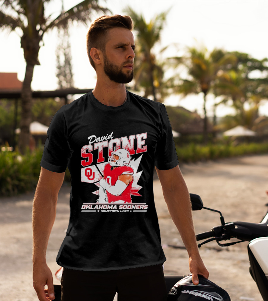David Stone Oklahoma Sooners Hometown Hero OU Football Star T-Shirt