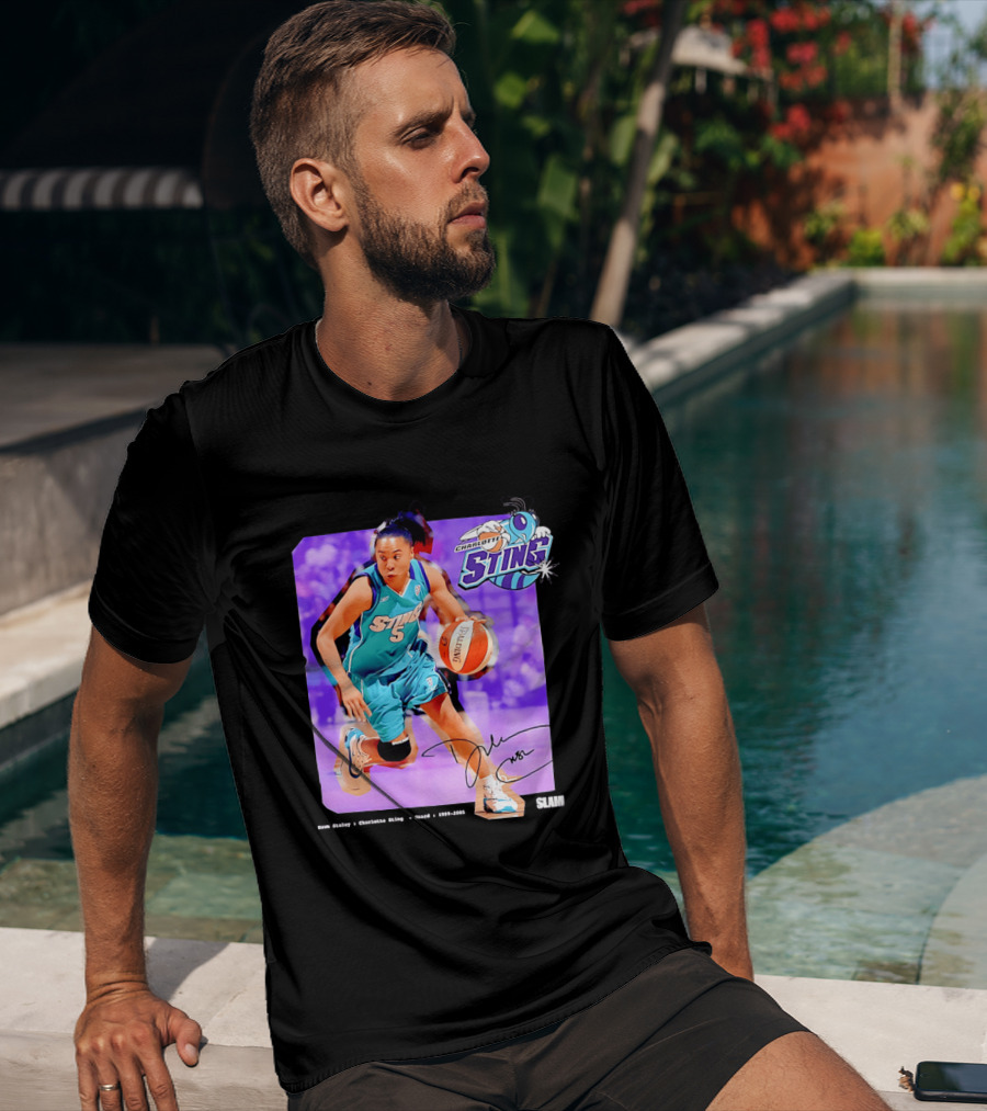 Dawn Staley Charlotte Sting WNBA Guard 1999 2005 T-Shirt
