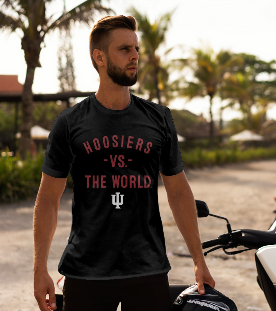 Indiana Hoosiers Vs The World 2026 Football IU T-Shirt