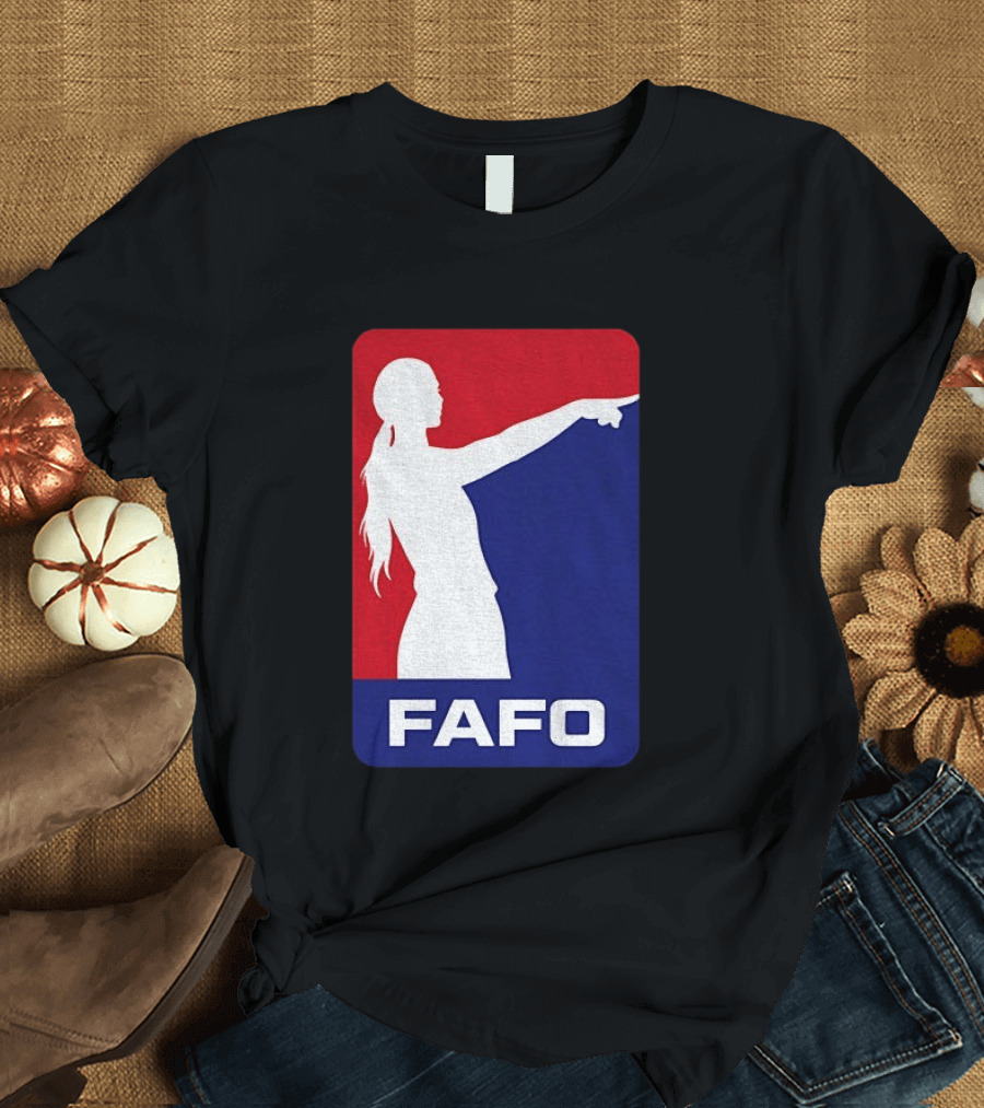 Sophie Cunningham FAFO Pointing Indiana Fever WNBA Fan T-Shirt