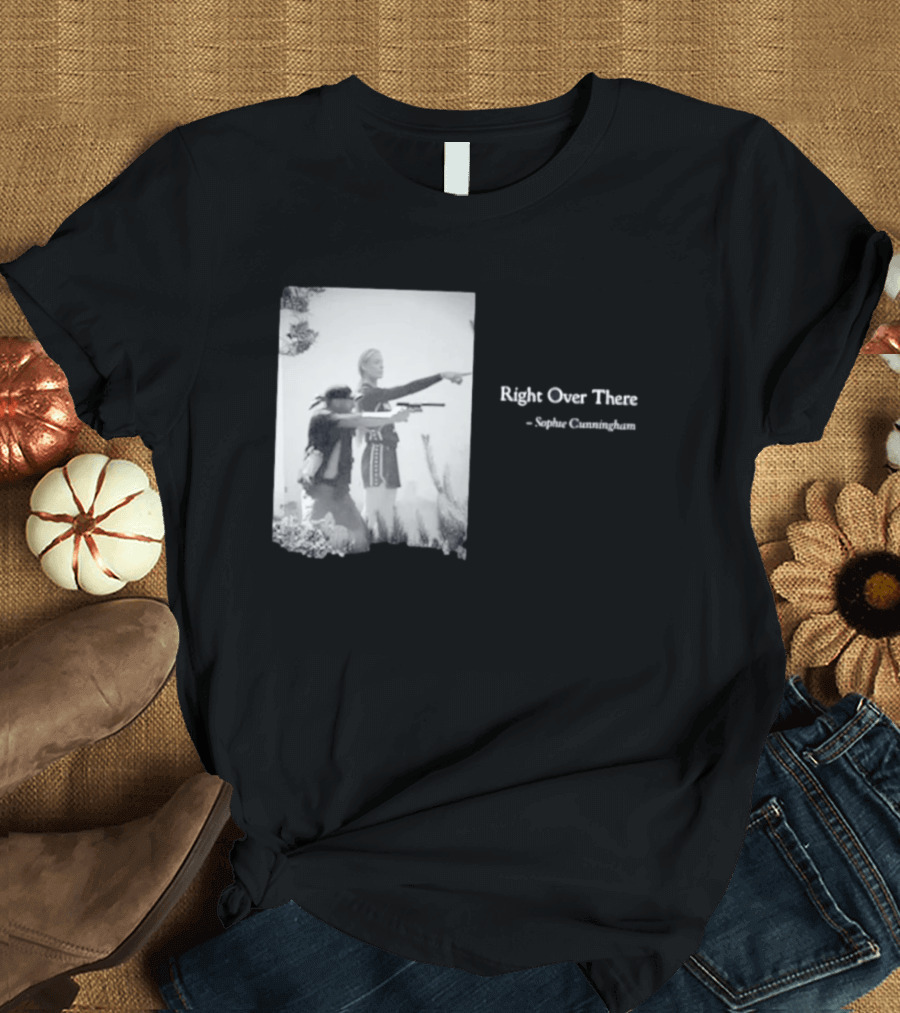 Right Over There Sophie Cunningham Vintage Western Scene T-Shirt