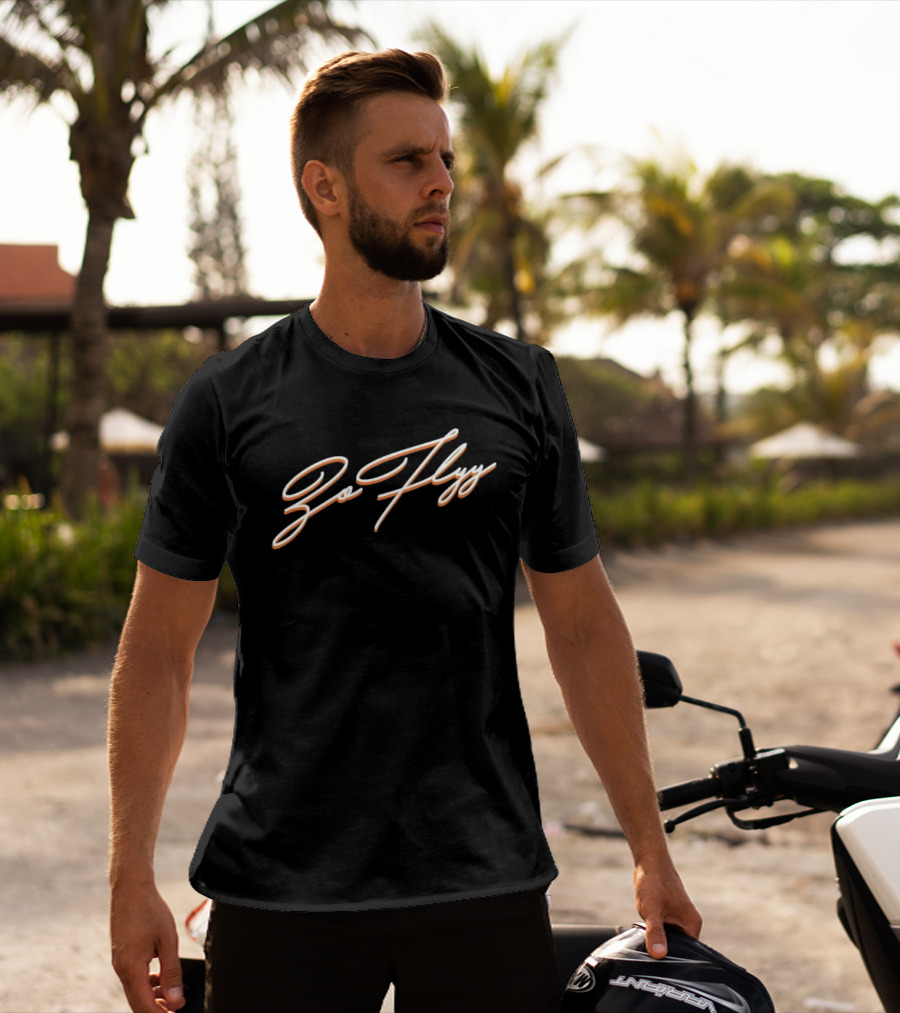 Go Flyy Script Bold Cursive T-Shirt
