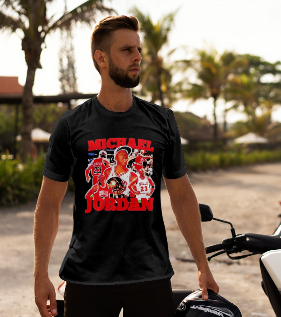 Michael Jordan Chicago Bulls 23 Basketball Legend NBA Champion T-Shirt