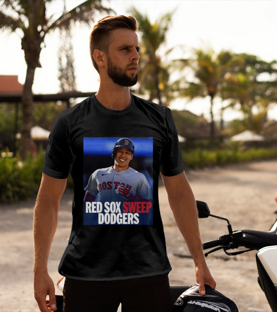 Boston Red Sox Sweep Dodgers Victory Celebration 2026 T-Shirt