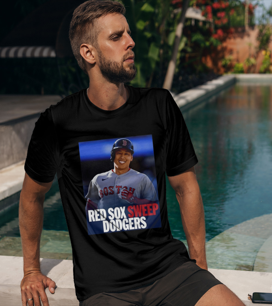 Boston Red Sox Sweep Dodgers Victory Celebration 2026 T-Shirt