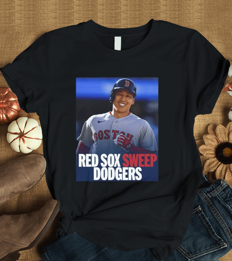 Boston Red Sox Sweep Dodgers Victory Celebration 2026 T-Shirt