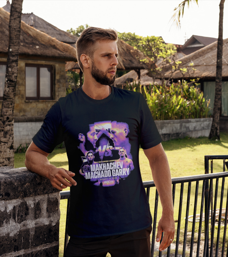 UFC 330 World Welterweight Championship Makhachev Vs Machado Garry August 15 2026 T-Shirt