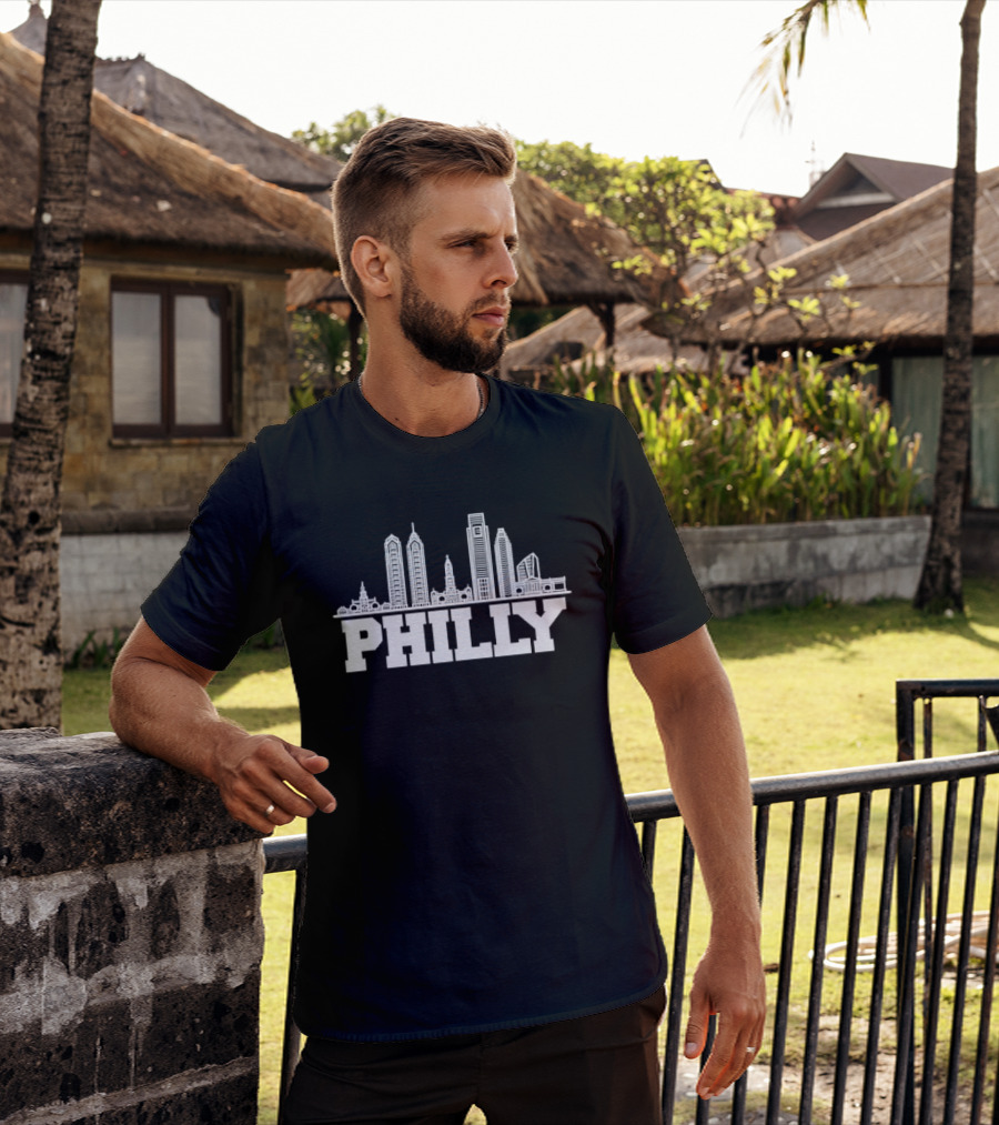 Philadelphia Skyline Philly Cityscape T-Shirt