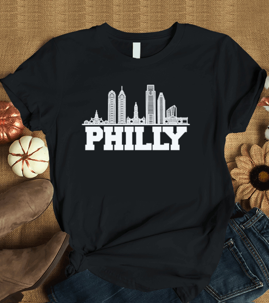 Philadelphia Skyline Philly Cityscape T-Shirt