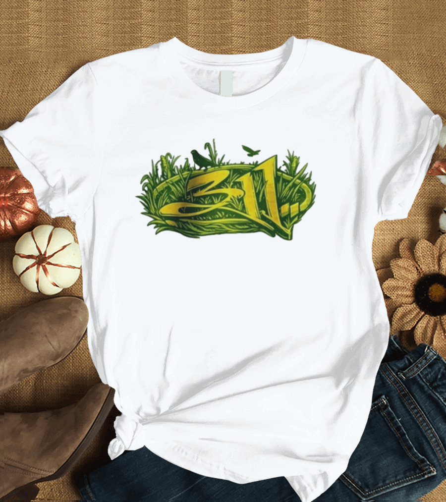 311 Band 2026 Summer Tour Green Nature T-Shirt