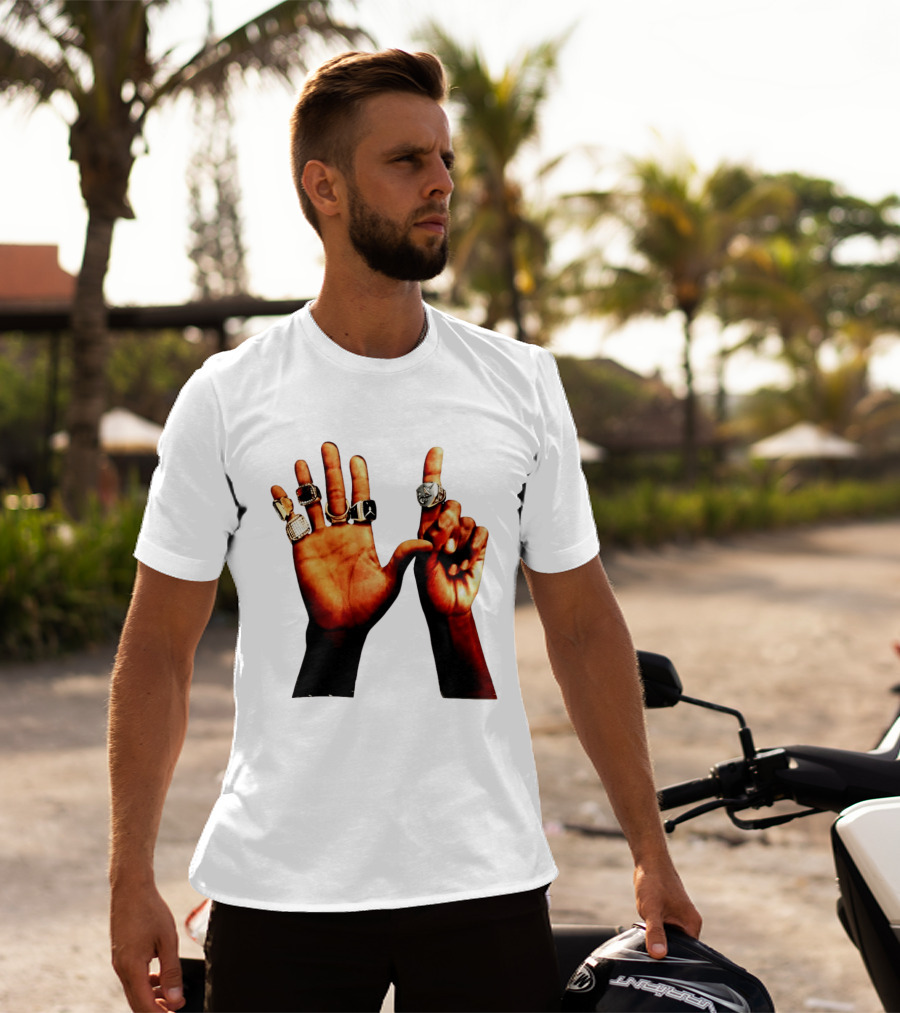 Carlos Alcaraz Championship Rings NBA Jordan Rolex Iconic Hands T-Shirt