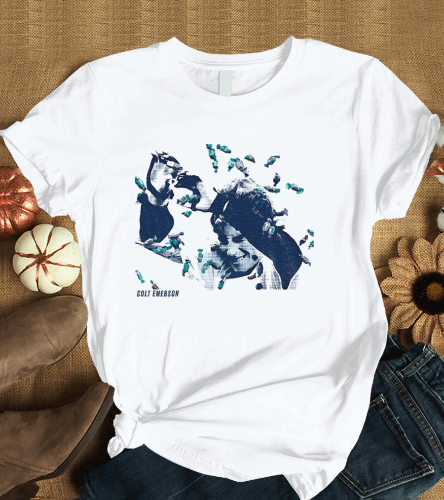 Colt Emerson Walk Off Bubble Gum Bath Mariners Baseball T-Shirt