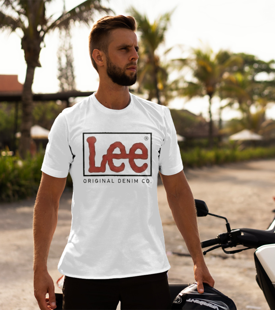 Lee Original Denim Co Bisiklet Yaka Erkek 2026 T-Shirt
