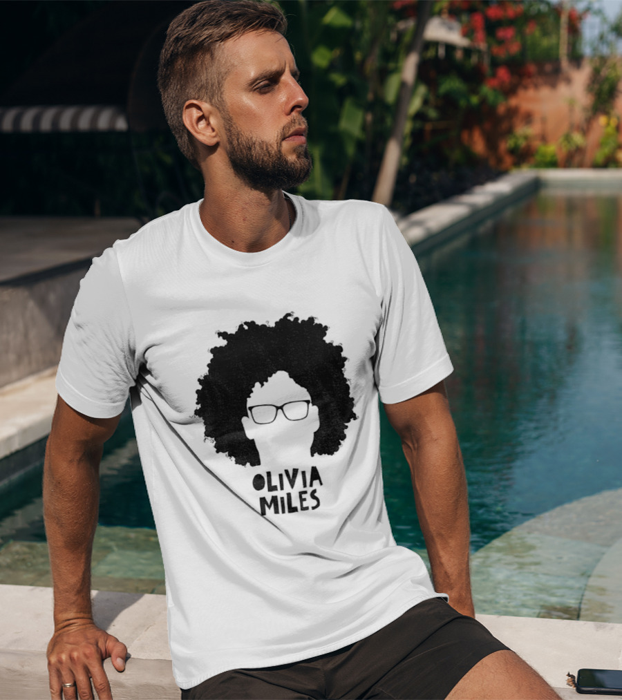 Olivia Miles Afro Glasses Icon WNBA Minnesota Lynx 2026 T-Shirt