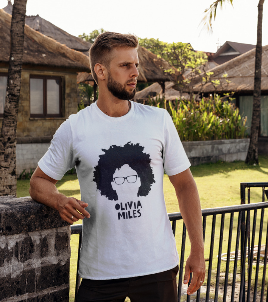 Olivia Miles Afro Glasses Icon WNBA Minnesota Lynx 2026 T-Shirt