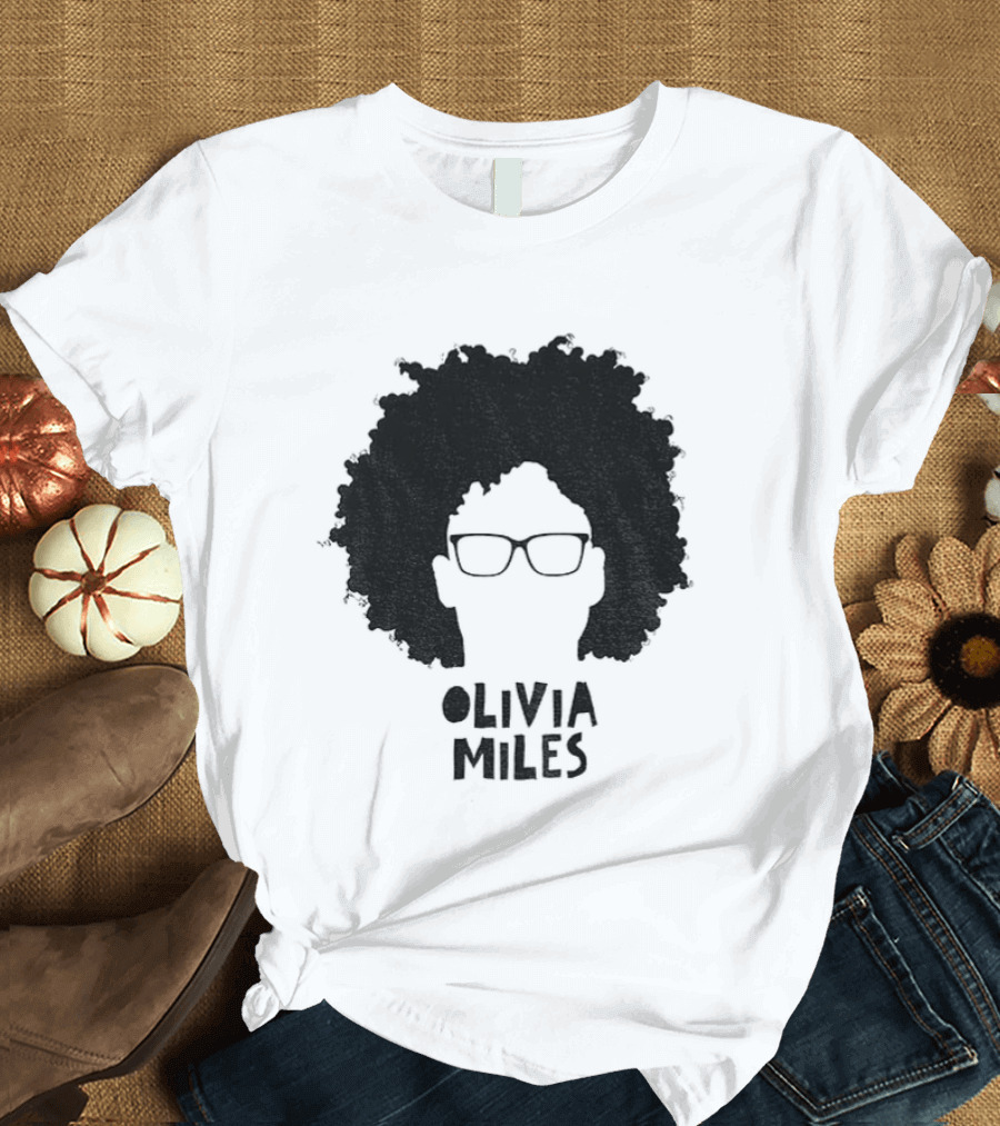 Olivia Miles Afro Glasses Icon WNBA Minnesota Lynx 2026 T-Shirt