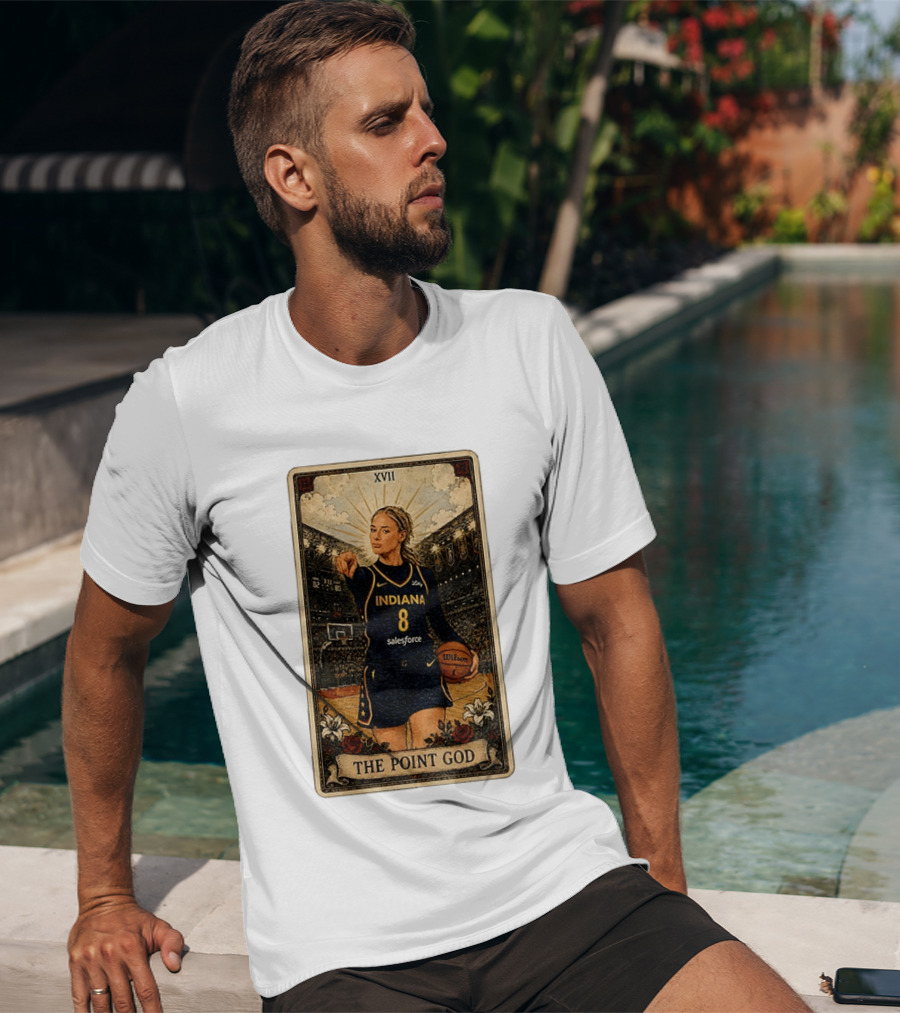 Sophie Cunningham Indiana The Point God XVII Tarot Card Basketball 8 T-Shirt