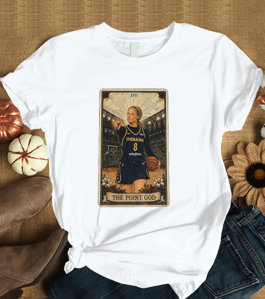Sophie Cunningham Indiana The Point God XVII Tarot Card Basketball 8 T-Shirt