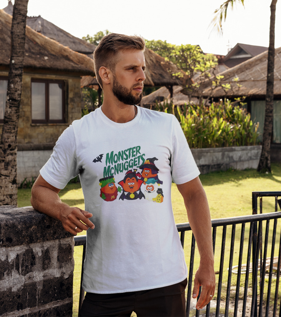 Monster McNuggets Halloween McDonald's Characters T-Shirt