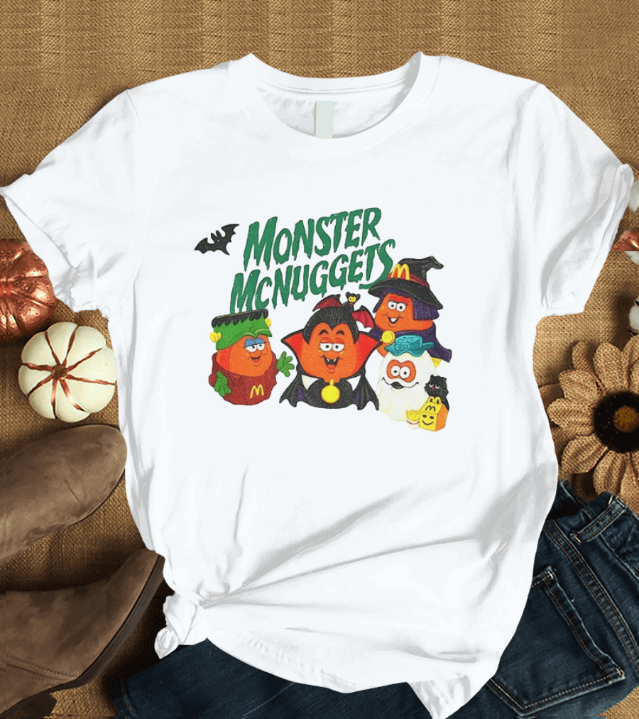 Monster McNuggets Halloween McDonald's Characters T-Shirt