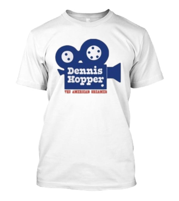 Dennis Hopper The American Dreamer Movie Camera T-Shirt