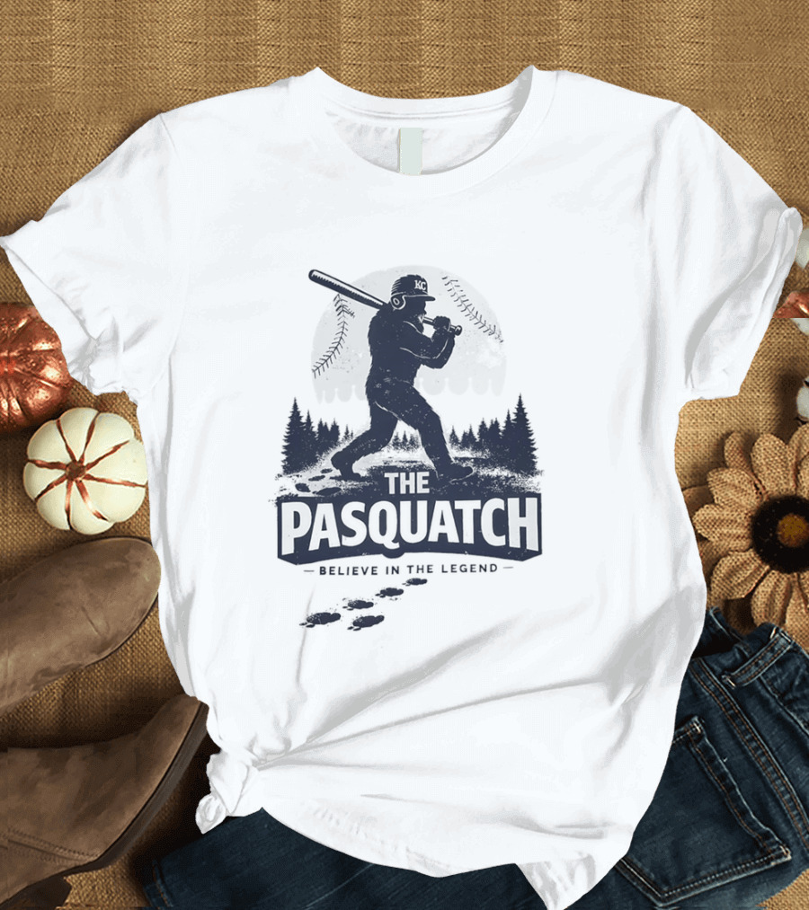 The Pasquatch Believe In The Legend Bigfoot MLB Kansas City Royals T-Shirt