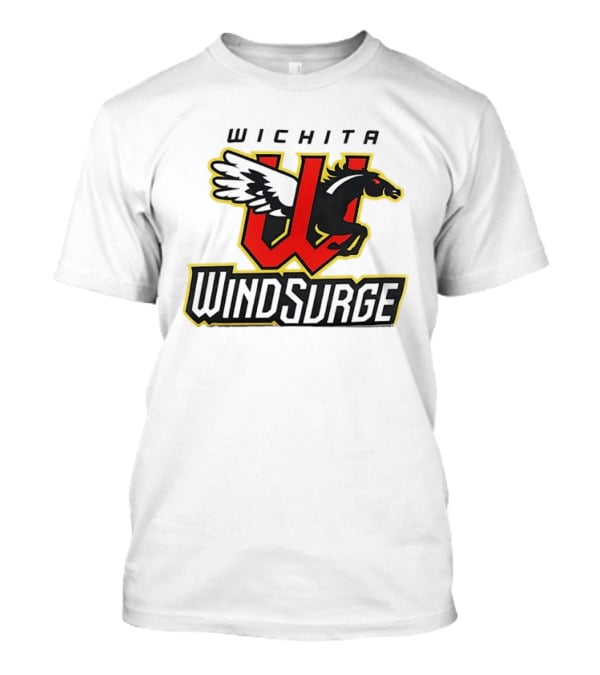 Wichita Wind Surge Black Pegasus Red W T-Shirt