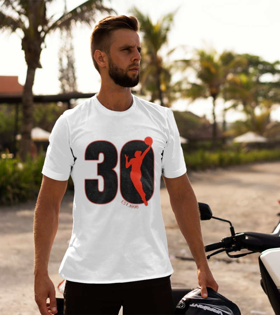 WNBA 30th Anniversary 1996 Basketball Player T-Shirt