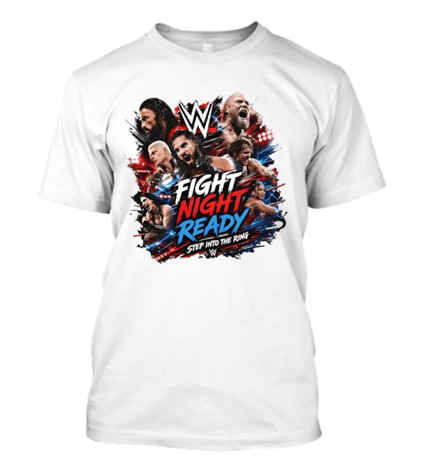 WWE Fight Night Ready Step Into The Ring SummerSlam Superstars T-Shirt