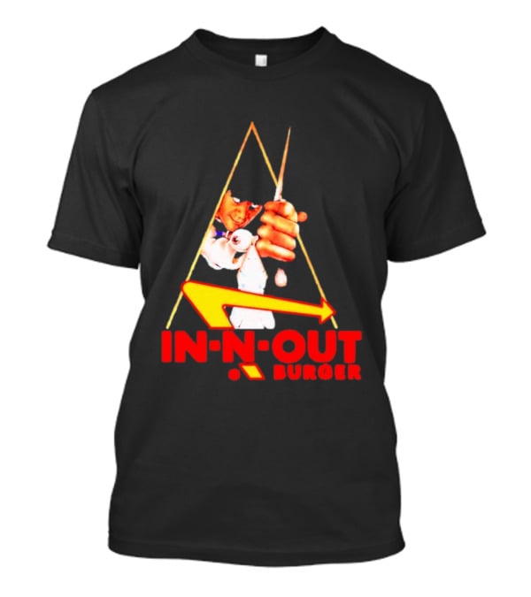 A Work Orange In N Out Burger Logo Mashup T-Shirt