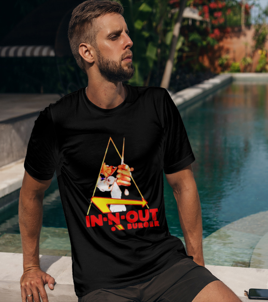 A Work Orange In N Out Burger Logo Mashup T-Shirt