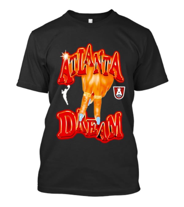 Atlanta Dream Hand Sign With Team T-Shirt